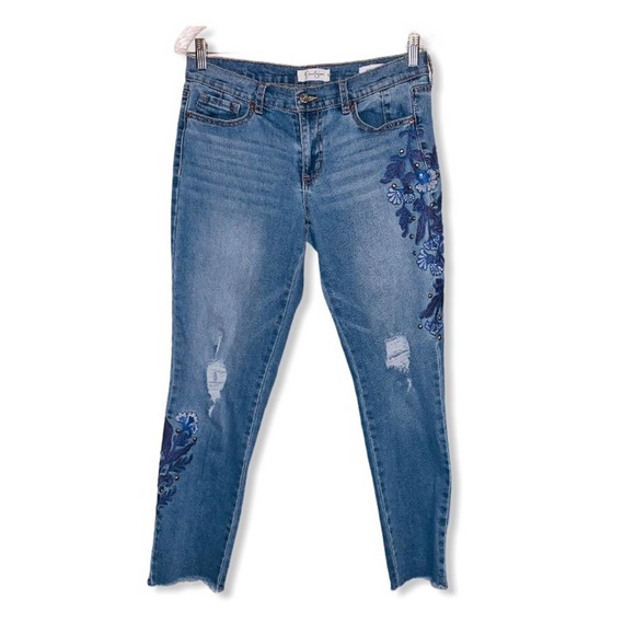 Jessica Simpson Denim - Jessica Simpson Mika Best Friend distressed sz 27